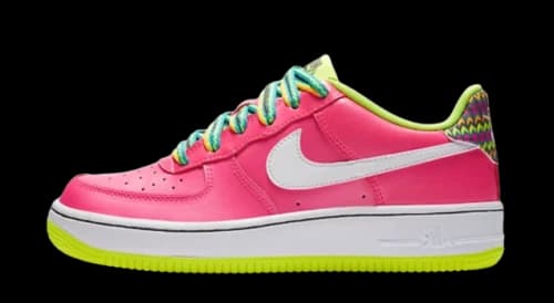 Nike Air Force 1 Low Pink Volt Aqua (GS)