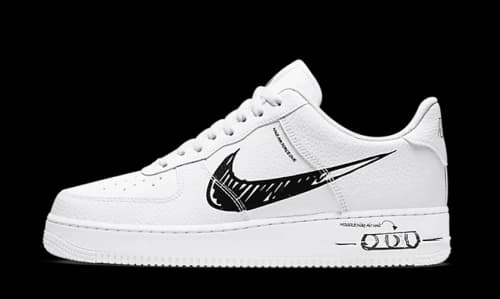 Nike Air Force 1 Low Sketch White Black