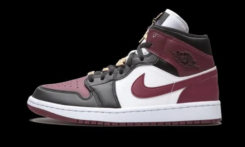 Jordan 1 Mid SE Black Dark Beetroot (Women's)