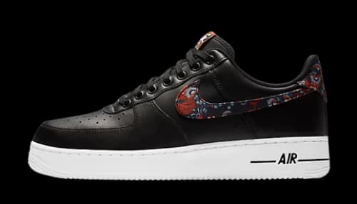 Nike Air Force 1 Low Black Floral