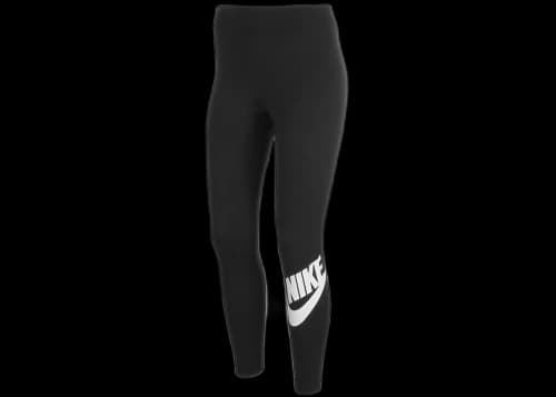 Nike Sportswear Women's Essential High-Waisted Logo Leggings Black/White