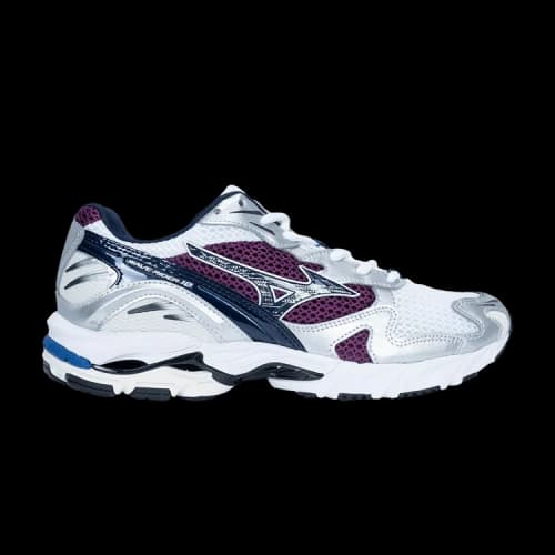 Mizuno Wave Rider 10 White Dark Purple