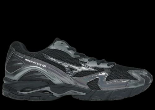 Mizuno Wave Rider 10 Black Sand Metallic Gray