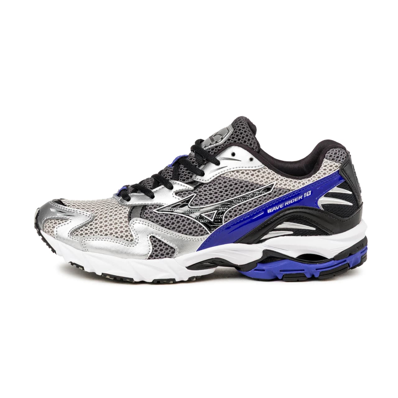 Mizuno Wave Rider 10 'Silver Metallic Grey Blue'