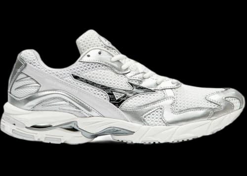 Mizuno Wave Rider 10 White Black Sand Lilac Hint