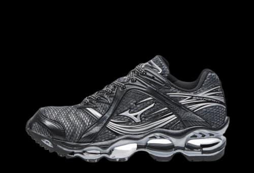Mizuno Wave Prophecy 1 Iron Gate Silver Black