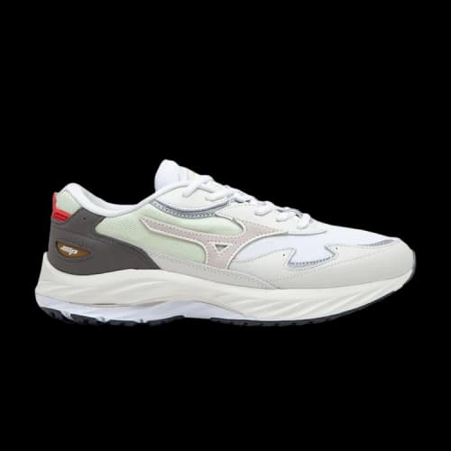 Mizuno Mizuni Wave Rider Beta White Silver Cloud Sunstruck