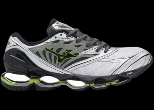 Mizuno Wave Prophecy LS Cloudscape Green Glow Silver