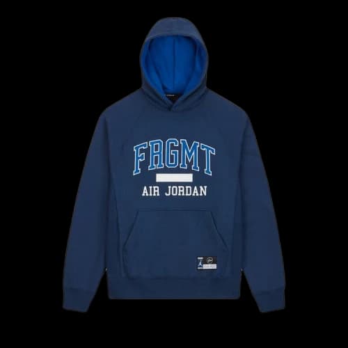 Air Jordan x Fragment Pullover Hoodie 'Navy/Sport Royal/White'