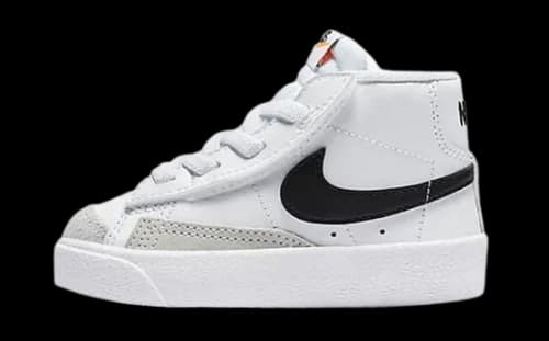 Nike Blazer Mid 77 White Black (TD)