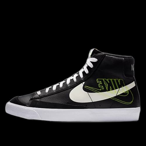 Nike Blazer Mid 77 Vintage Reverse Logo Black