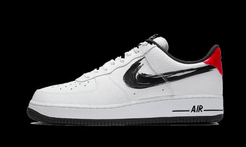 Nike Air Force 1 Low Brushstroke White Black