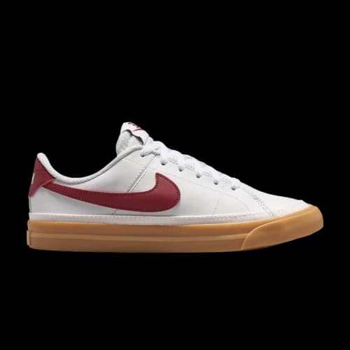 Nike Court Legacy White Gum Yellow Team Red (GS)