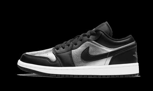 Jordan 1 Low SE Black Metallic Silver (Women's)