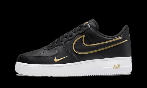 Nike Air Force 1 Low '07 Black Metalic Gold
