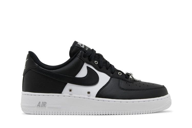 Nike Air Force 1 Low '07 PRM Black White Metallic Silver