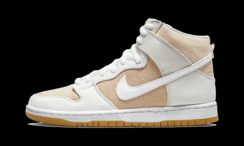 Nike SB Dunk High Pro ISO Orange Label Unbleached Natural
