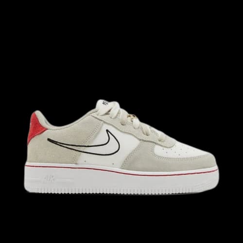 Nike Air Force 1 Low S50 Light Stone University Red (GS)