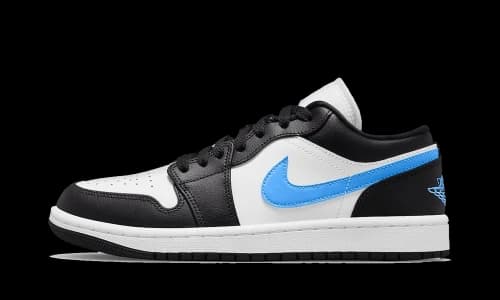 Jordan 1 Low Black University Blue White (Women's)