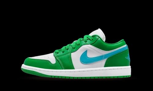 Jordan 1 Low Lucky Green Aquatone (Women's)
