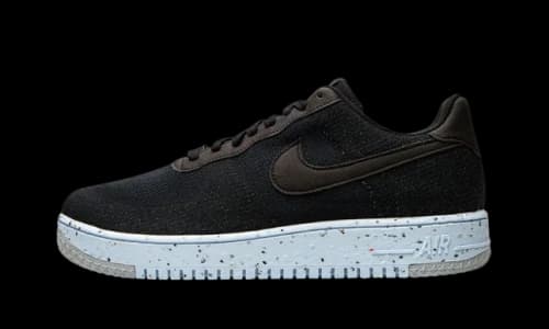 Nike Air Force 1 Low Crater Flyknit Black Chambray Blue