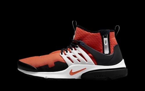 Nike Air Presto Mid Utility Black Orange