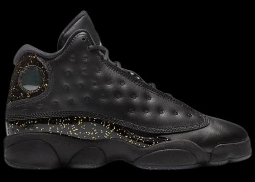 Jordan 13 Retro Black Metallic Gold (GS)