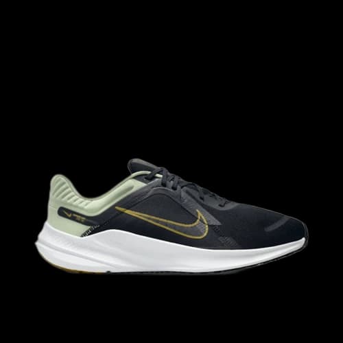 Nike Quest 5 Olive Aura Black White Bronzine