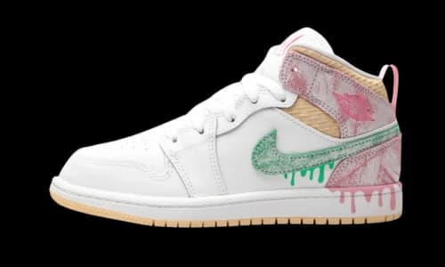 Jordan 1 Mid Paint Drip (PS)