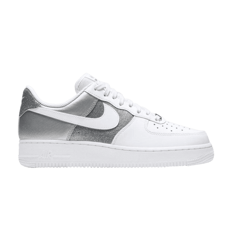 Nike Air Force 1 Low 07 White Metallic Silver (Women's)