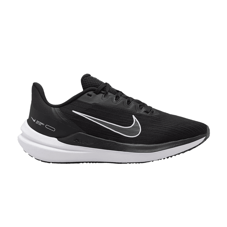 Nike Air Winflo 9 Black Dark Smoke Grey (Women's)