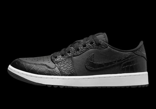 Jordan 1 Retro Low Golf Black Croc