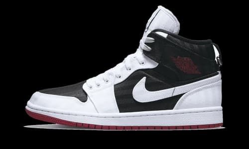 Jordan 1 Mid SE Utility Canvas White Black Gym Red (Women's)