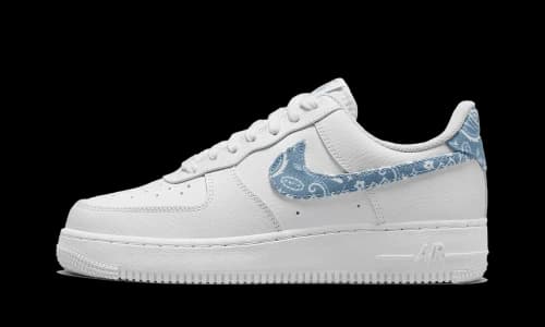 Nike Air Force 1 Low '07 Essential White Worn Blue Paisley (Women's)
