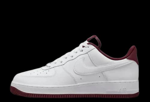 Nike Air Force 1 Low '07 White Dark Beetroot