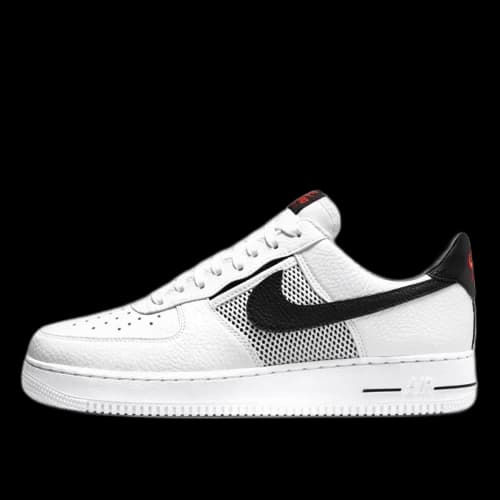 Nike Air Force 1 Low Mesh Pocket White Black
