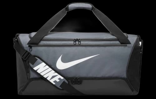 Nike Brasilia 9.5 Training Duffel Medium 60L Bag Iron Grey/Black/White