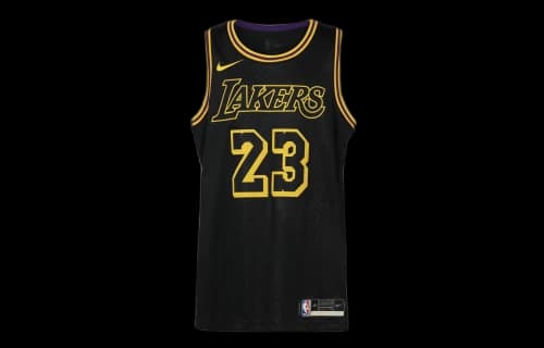 Nike NBA Lakers Lebron James Swingman Jersey Black