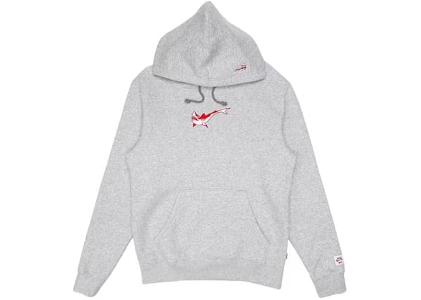 Nike SB Orange Label x Oski Fleece Skate Hoodie Grey Heather
