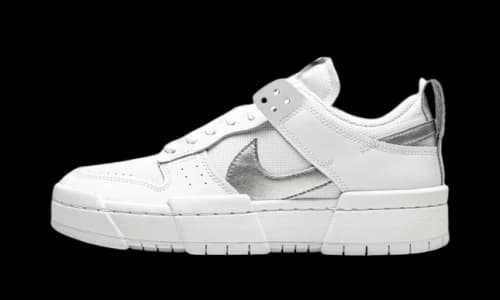Nike Dunk Low Disrupt White Silver (Women's)