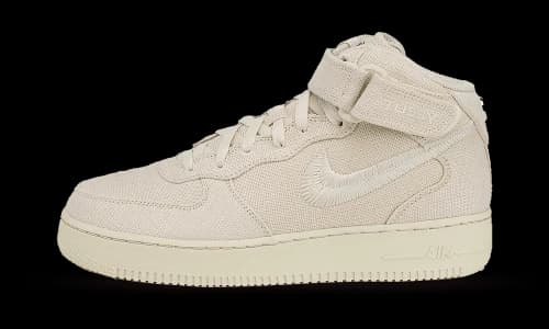 Nike Air Force 1 Mid Stussy Fossil