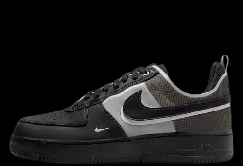 Nike Air Force 1 Low React Black White