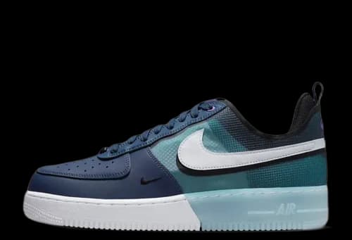 Nike Air Force 1 Low React Midnight Navy Teal