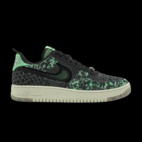 Nike Air Force 1 Low Crater Flyknit Black Volt