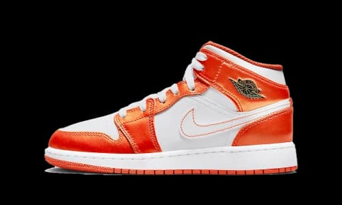 Jordan 1 Mid Metallic Orange (GS)