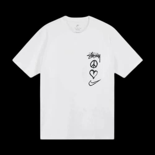 Nike x Stussy Peace, Love, Swoosh T-shirt (Asia Sizing) White