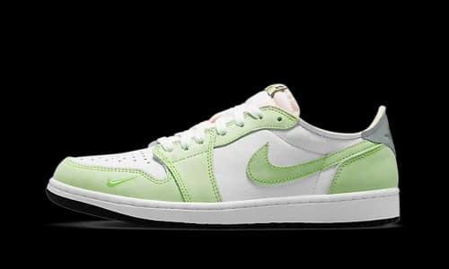 Jordan 1 Retro Low White Ghost Green Black