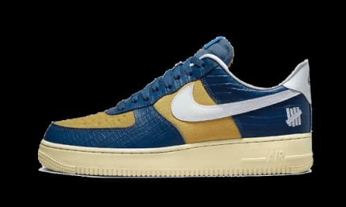 Nike Air Force 1 Low SP Undefeated 5 On It Blue Yellow Croc
