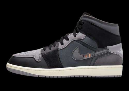 Jordan 1 Mid Craft Inside Out Black