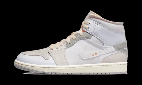 Jordan 1 Mid SE Craft Inside Out White Grey